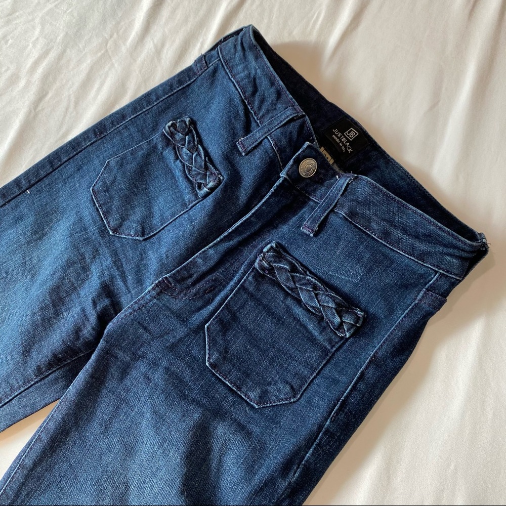 JUST BLACK FLARE JEANS